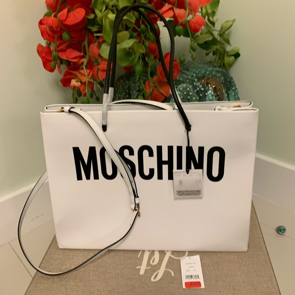 New Moschino bag white and black, large - Picture 3 of 10